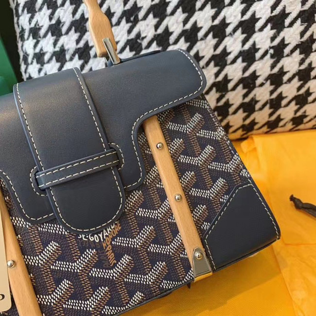 Goyard mini saigon tote bag 55632 dark blue