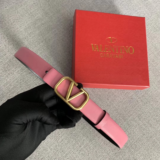 Valentino Leather Belt wide 2.0CM 3599 pink