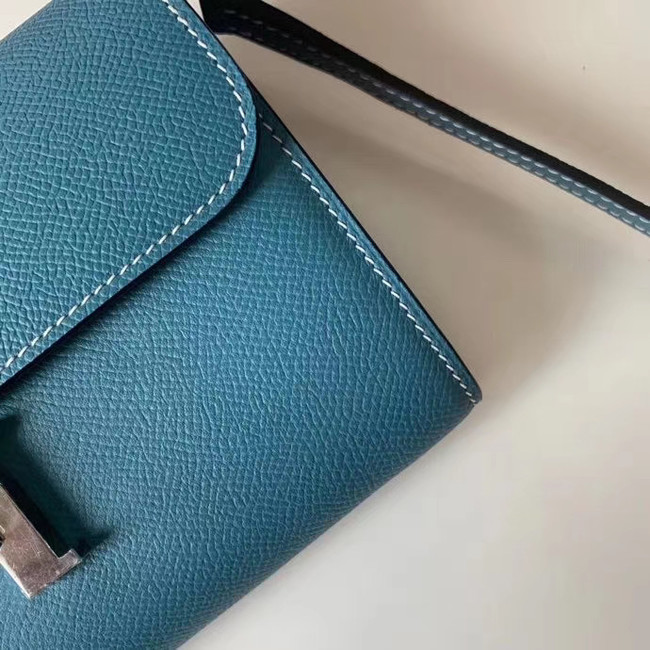 Hermes Constance to go mini Bag H4088 blue