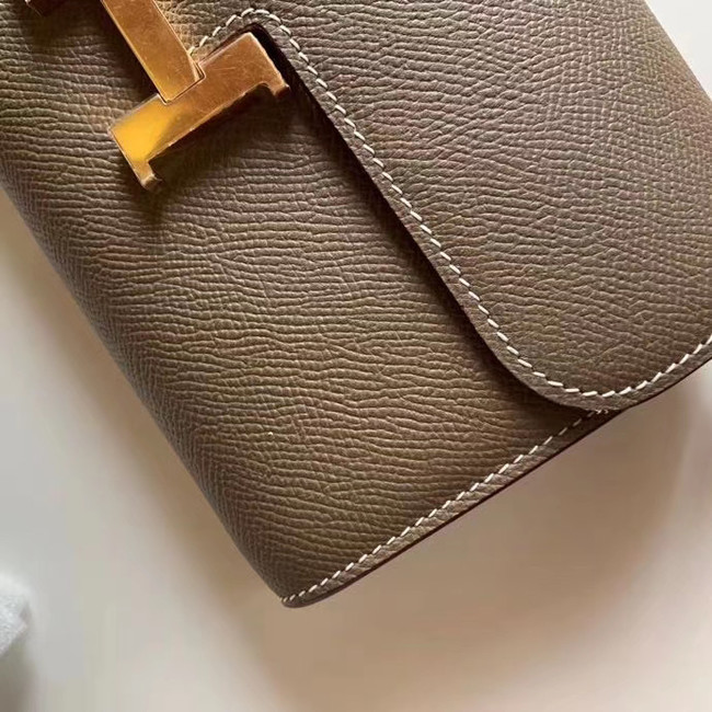 Hermes Constance to go mini Bag H4088 grey