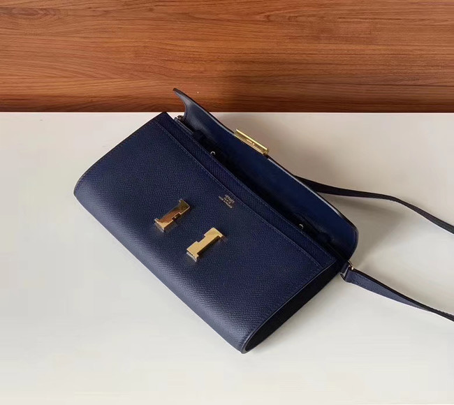 Hermes Constance to go mini Bag H4088 royal blue