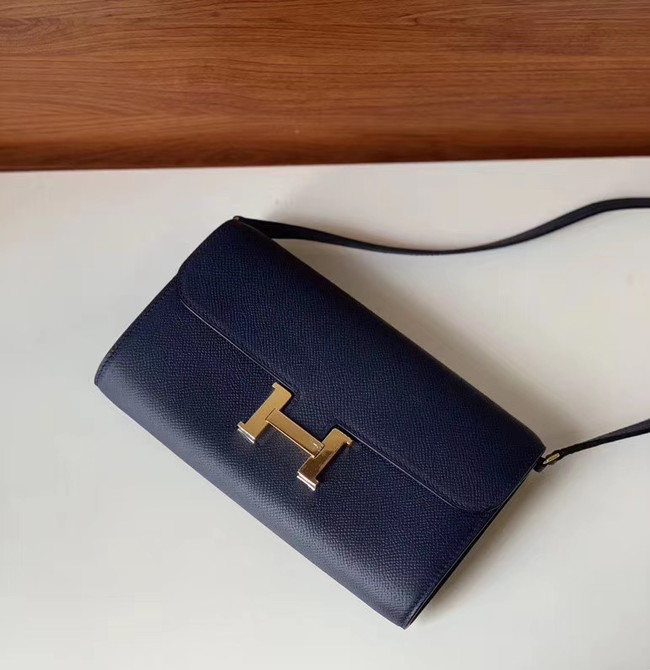 Hermes Constance to go mini Bag H4088 royal blue