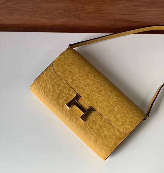 Hermes Constance to go mini Bag H4088 yellow