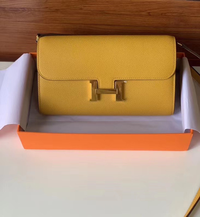 Hermes Constance to go mini Bag H4088 yellow