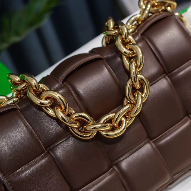 Bottega Veneta THE CHAIN CASSETTE Expedited Delivery 631421 Chocolates