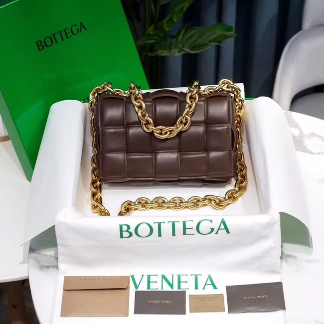 Bottega Veneta THE CHAIN CASSETTE Expedited Delivery 631421 Chocolates