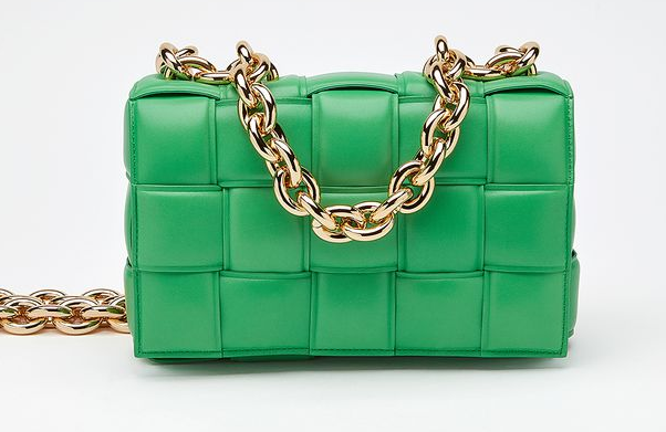 Bottega Veneta THE CHAIN CASSETTE Expedited Delivery 631421 green