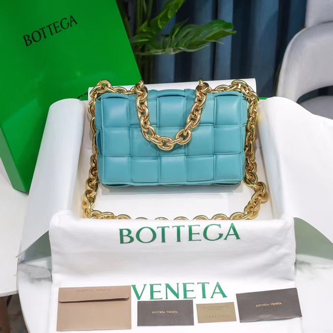 Bottega Veneta THE CHAIN CASSETTE Expedited Delivery 631421 light blue