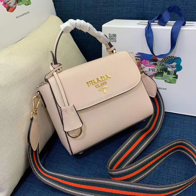 Prada Calf skin tote 1BD071 1BD209 beige