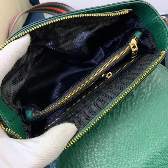 Prada Calf skin tote 1BD071 1BD209 green