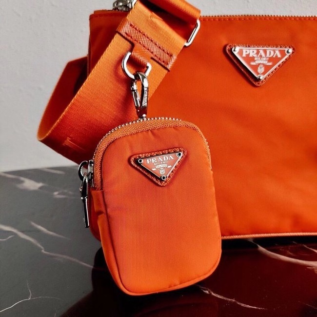 Prada Nylon Re-Edition 2000 Shoulder Bag 1BH046 orange