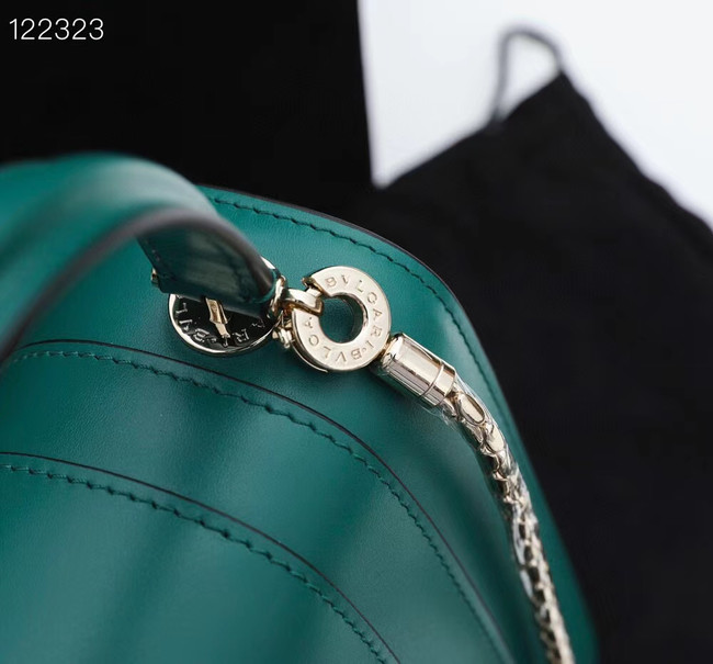 Bvlgari Serpenti Forever leather small crossbody bag 20289 Emerald