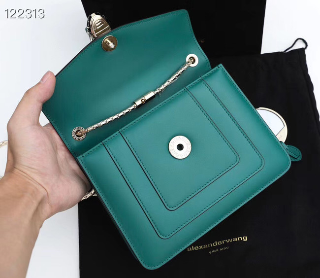 Bvlgari Serpenti Forever leather small crossbody bag 20291 Emerald