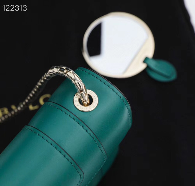 Bvlgari Serpenti Forever leather small crossbody bag 20291 Emerald