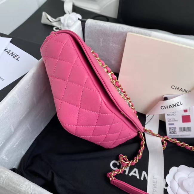 Chanel Original Lather Flap Bag AS3699 rose