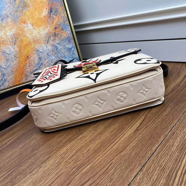 Louis vuitton original LV CRAFTY POCHETTE METIS M45384 White