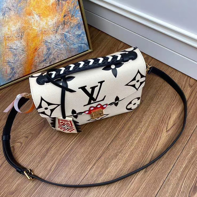 Louis vuitton original LV CRAFTY POCHETTE METIS M45384 White