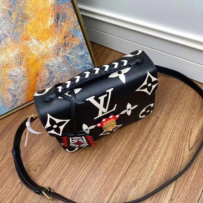 Louis vuitton original LV CRAFTY POCHETTE METIS M45384 black