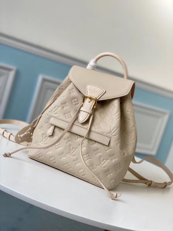 Louis vuitton original Montsouris Backpack M45205 white