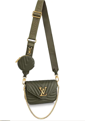 Louis Vuitton Original NEW WAVE MULTI-POCHETTE M56461 green