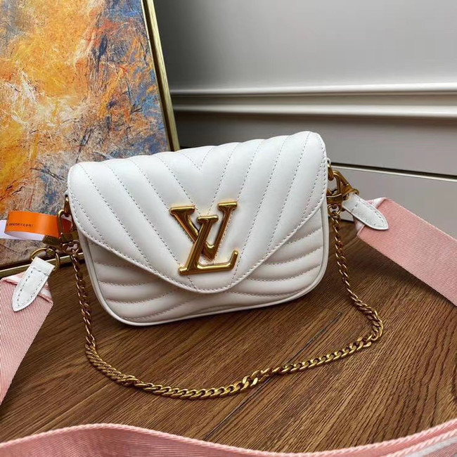 Louis Vuitton Original NEW WAVE MULTI-POCHETTE M56461 white