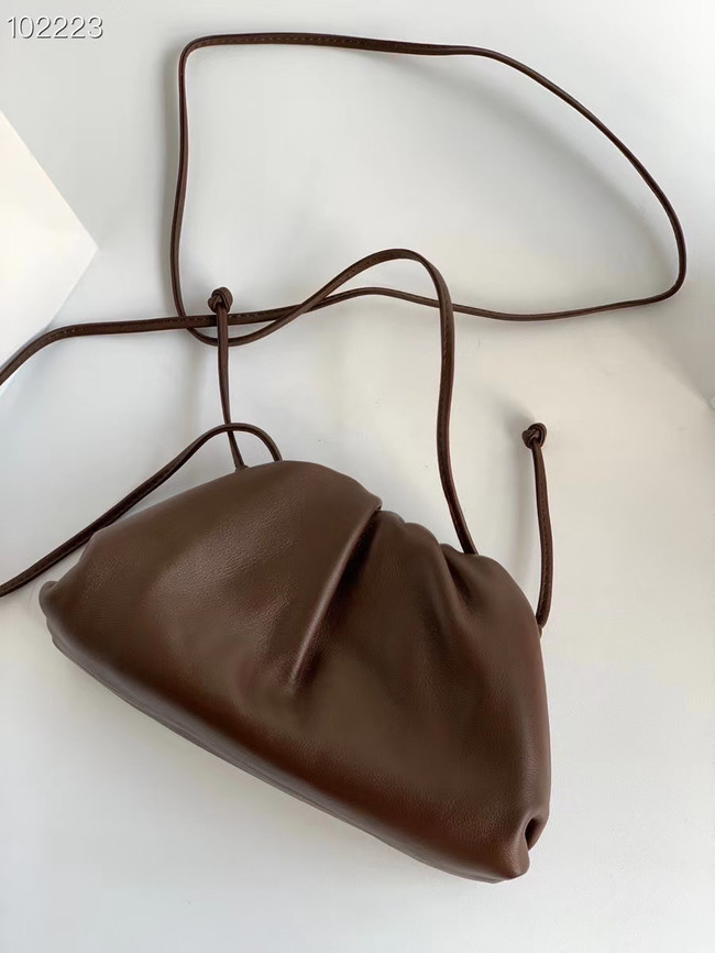 Bottega Veneta THE MINI POUCH 585852 Brownie