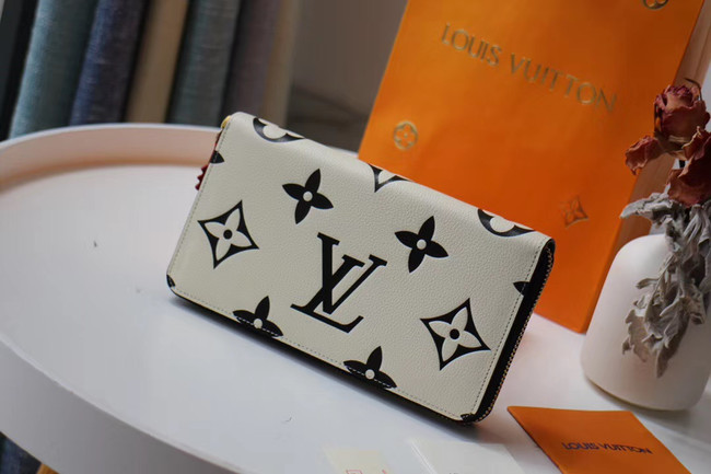 Louis Vuitton Original ZIPPY wallet M69698 white