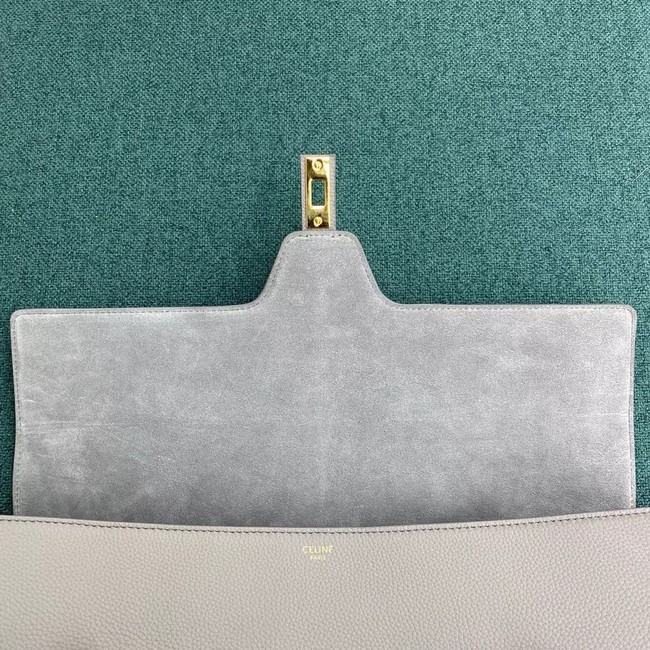 Celine LARGE SOFT 16 BAG IN SUPPLE GRAINED CALFSKIN 194043 GREY