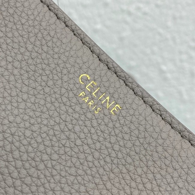 Celine LARGE SOFT 16 BAG IN SUPPLE GRAINED CALFSKIN 194043 GREY