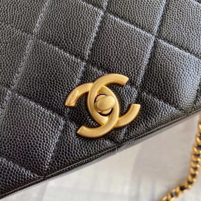 Chanel Original Lather Flap Bag AS36555 black