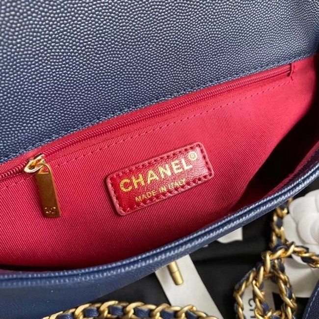 Chanel Original Lather Flap Bag AS36555 blue