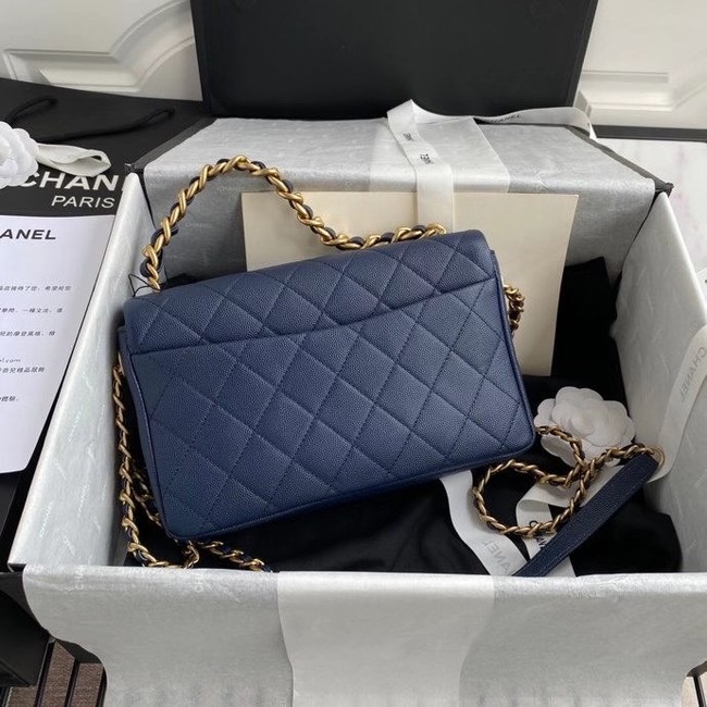 Chanel Original Lather Flap Bag AS36555 blue