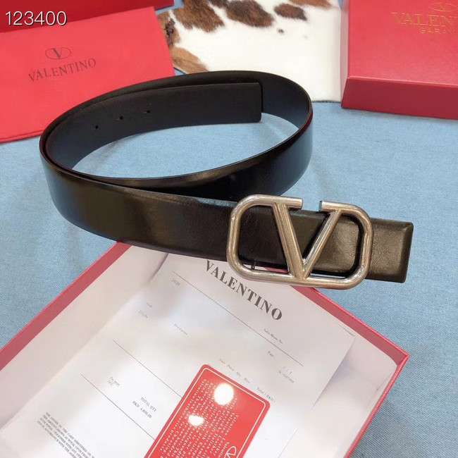 Valentino Original Calf Leather Belt wide 4.0CM 3603 brown