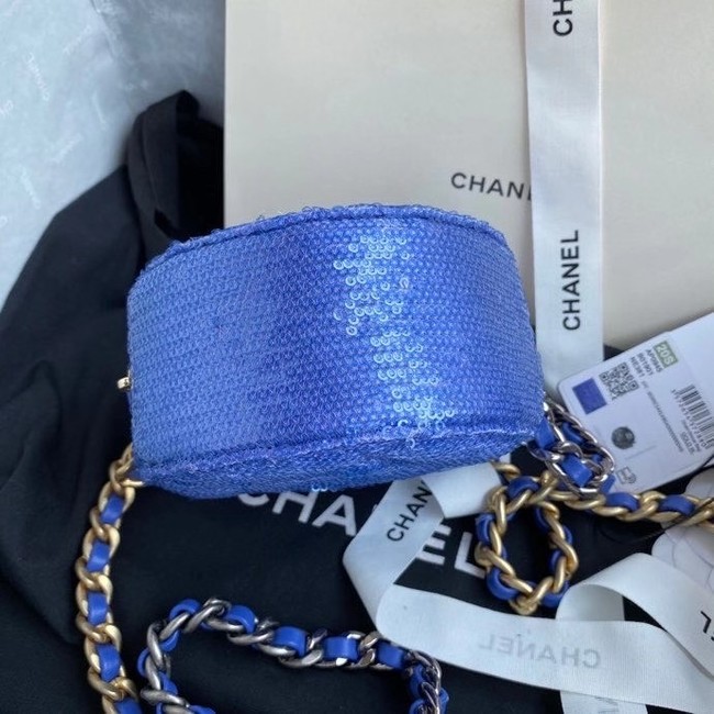 Chanel 19 chain Bag AP0945 blue