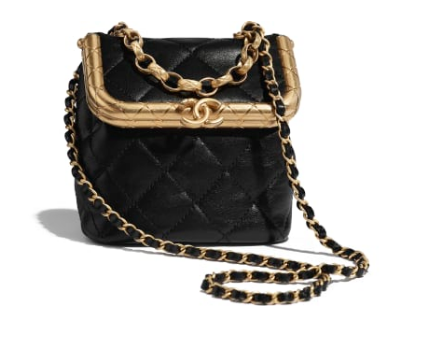 Chanel Original Magnet buckle bag AS1885 black