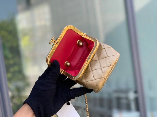 Chanel Original mini Magnet buckle bag AS1885 gold