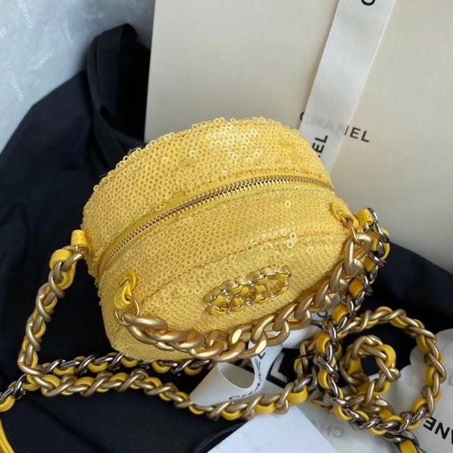 Chanel 19 chain Bag AP0945 Yellow