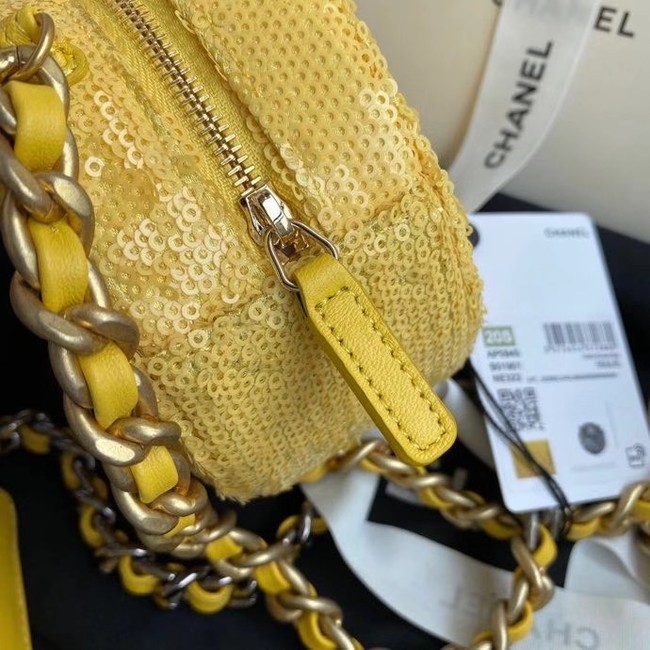 Chanel 19 chain Bag AP0945 Yellow