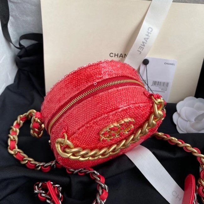 Chanel 19 chain Bag AP0945 red