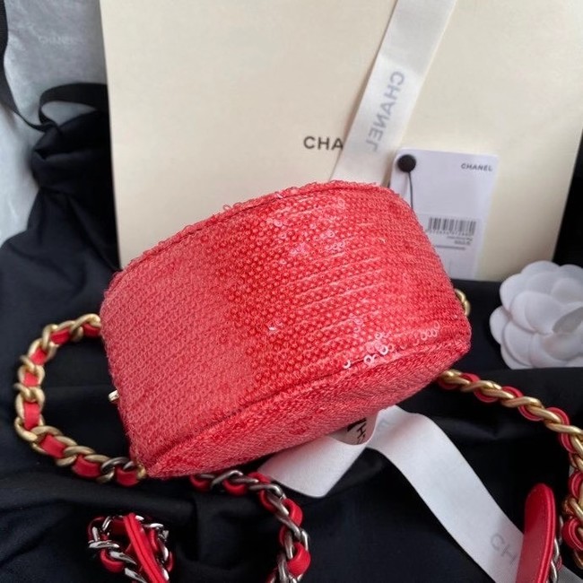 Chanel 19 chain Bag AP0945 red