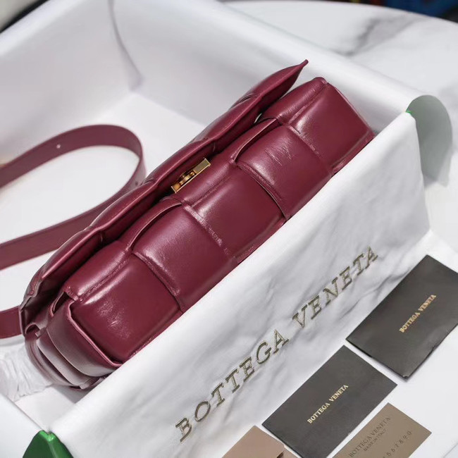 Bottega Veneta PADDED CASSETTE BAG 591970 Burgundy