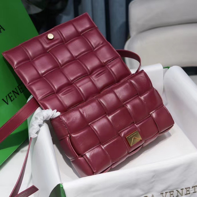 Bottega Veneta PADDED CASSETTE BAG 591970 Burgundy