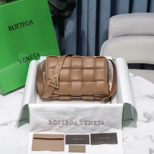 Bottega Veneta PADDED CASSETTE BAG 591970 CARAMEL