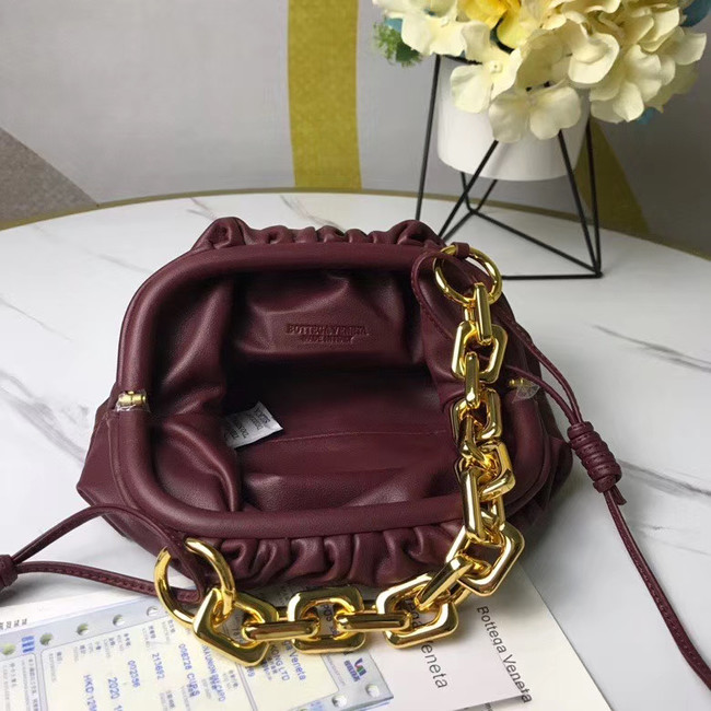 Bottega Veneta THE MINI CHAIN POUCH 620229 Burgundy