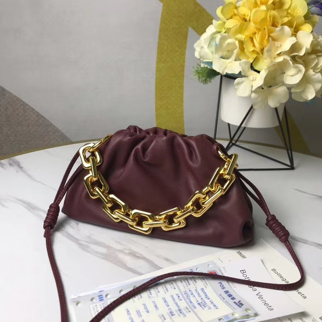 Bottega Veneta THE MINI CHAIN POUCH 620229 Burgundy