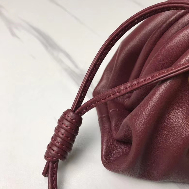 Bottega Veneta THE MINI CHAIN POUCH 620229 Burgundy