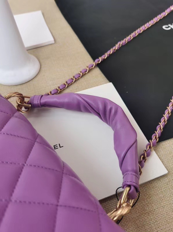 Chanel Original Lather Flap Bag AS2044 Lavender