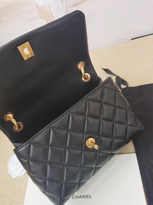 Chanel Original Lather Flap Bag AS2044 black