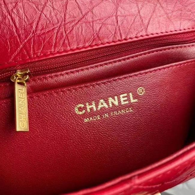 Chanel 2.55 Calfskin Flap Bag A37586 red