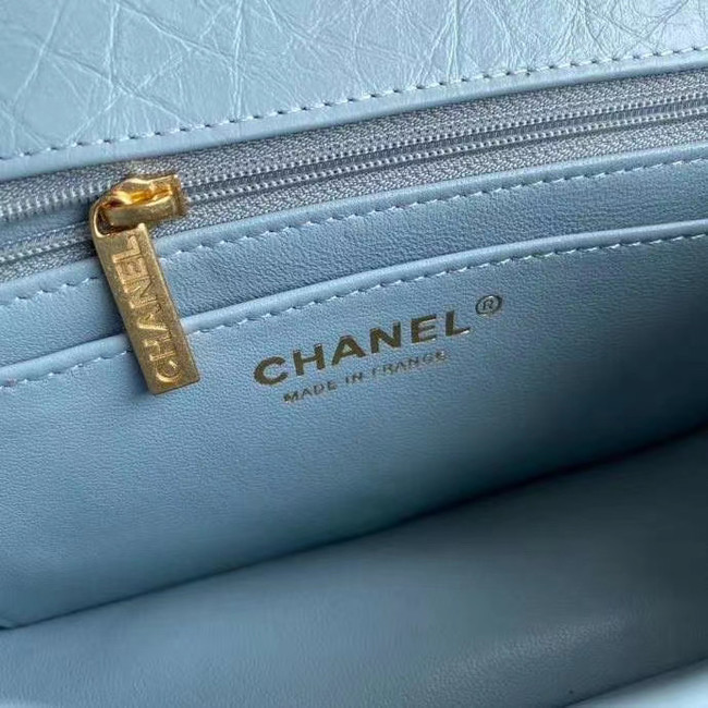 Chanel 2.55 Calfskin Flap Bag A37586 sky blue